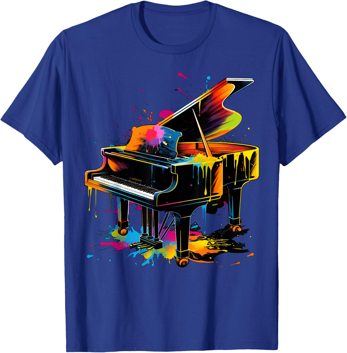 Men, Women and Kids Piano T-Shirt - T-Shirt | Royal