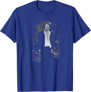 The Smiths Morrissey Live Pose by Stephen Wright T-Shirt - T-Shirt | Royal