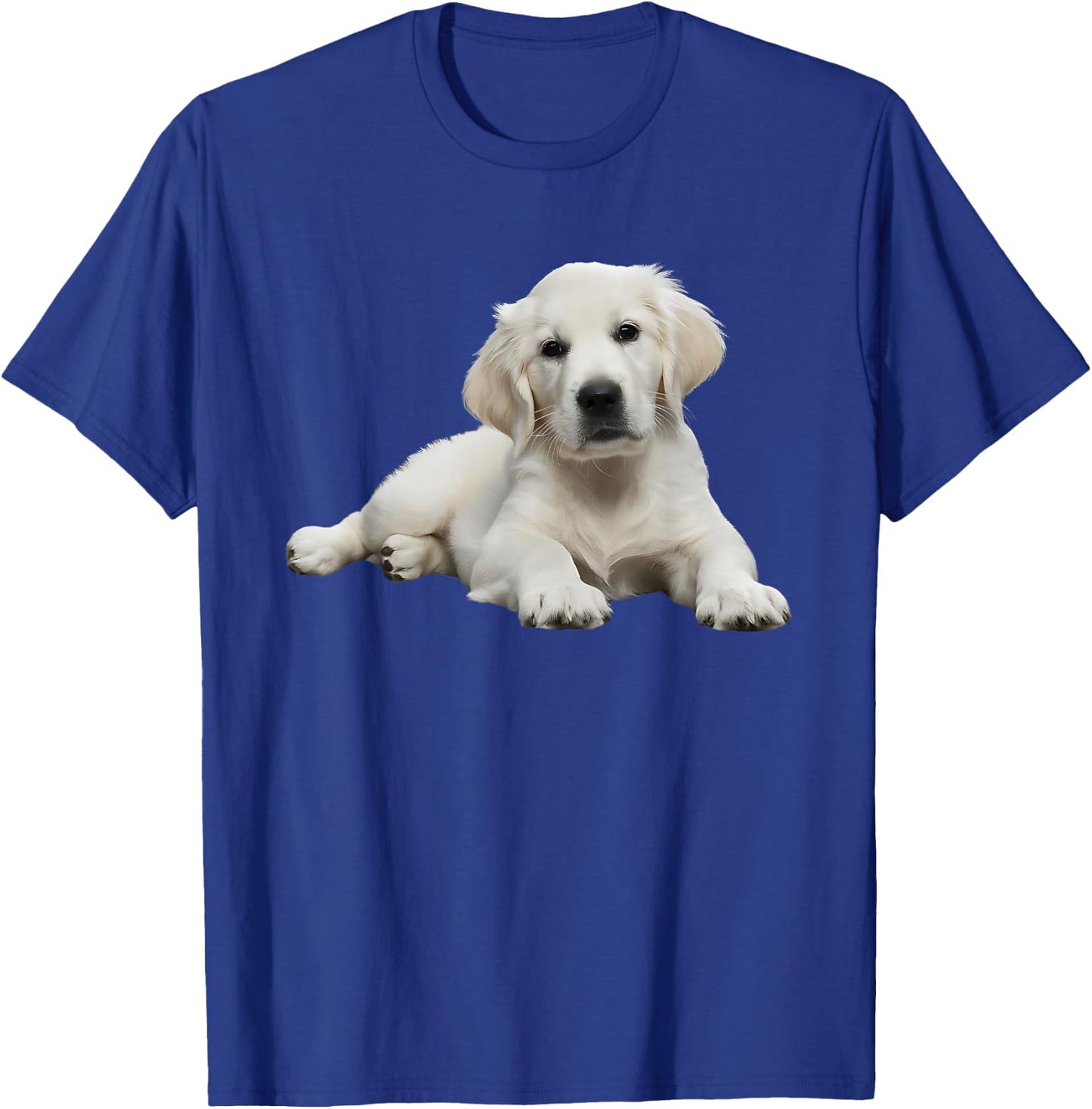 White Lab English Cream Golden Retriever Dog Puppy Mom Girls T-Shirt - T-Shirt | Royal