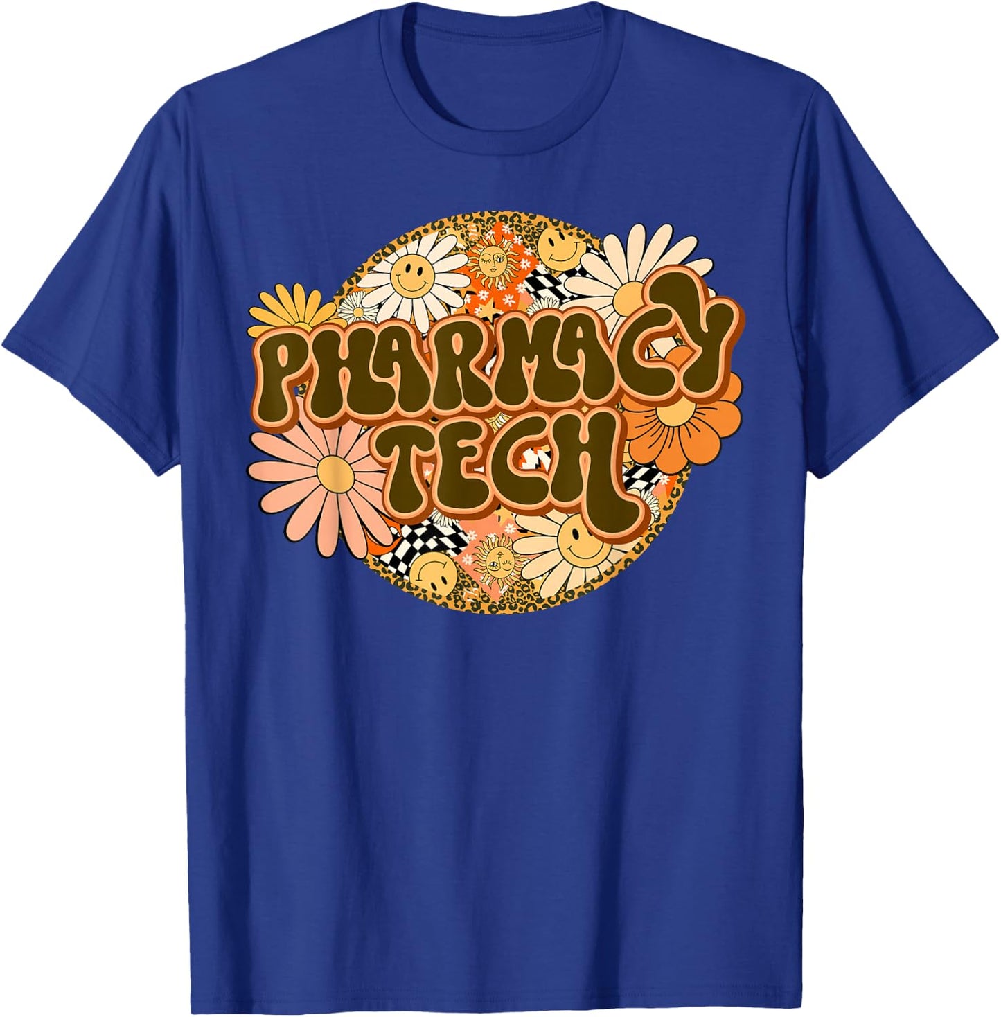 Pharmacy Technician CPHT School Pharmacist Tech Assistant T-Shirt - T-Shirt | Royal