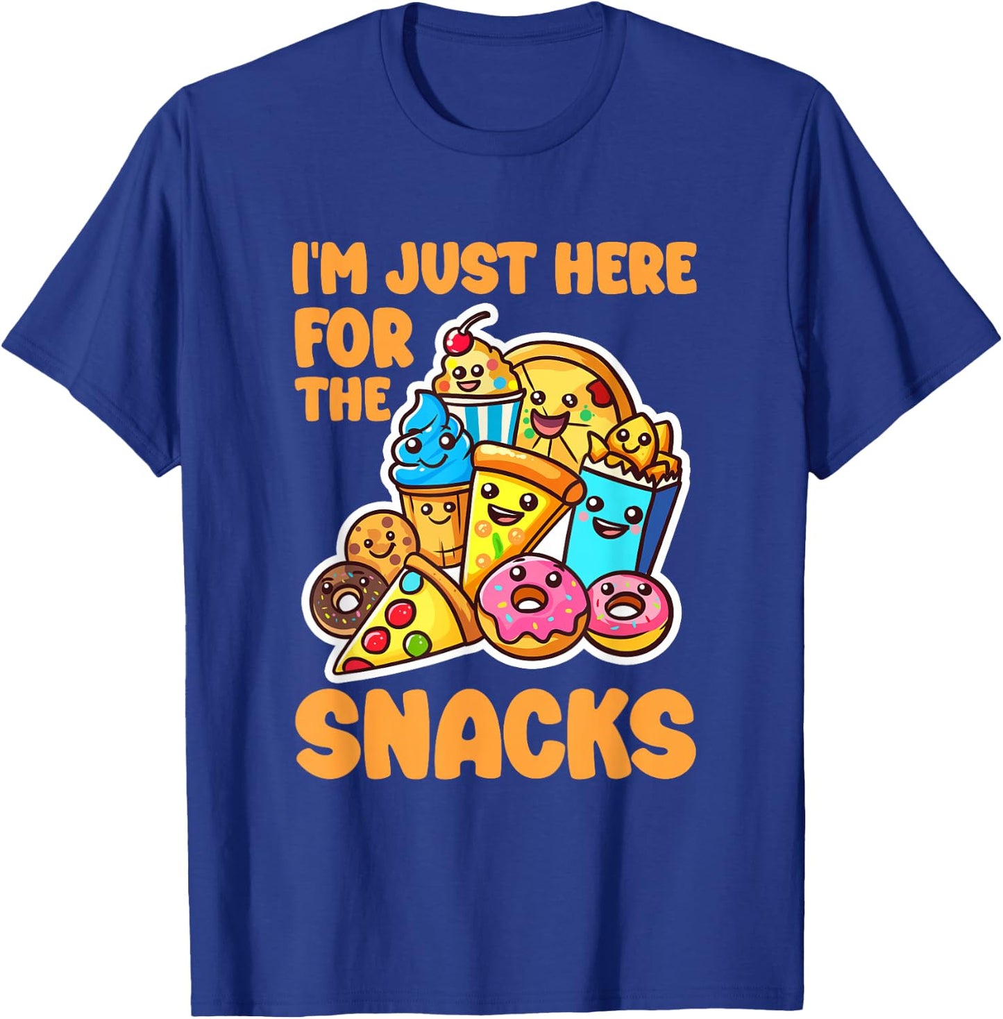I'm Just Here For The Snacks T-Shirt - T-Shirt | Royal