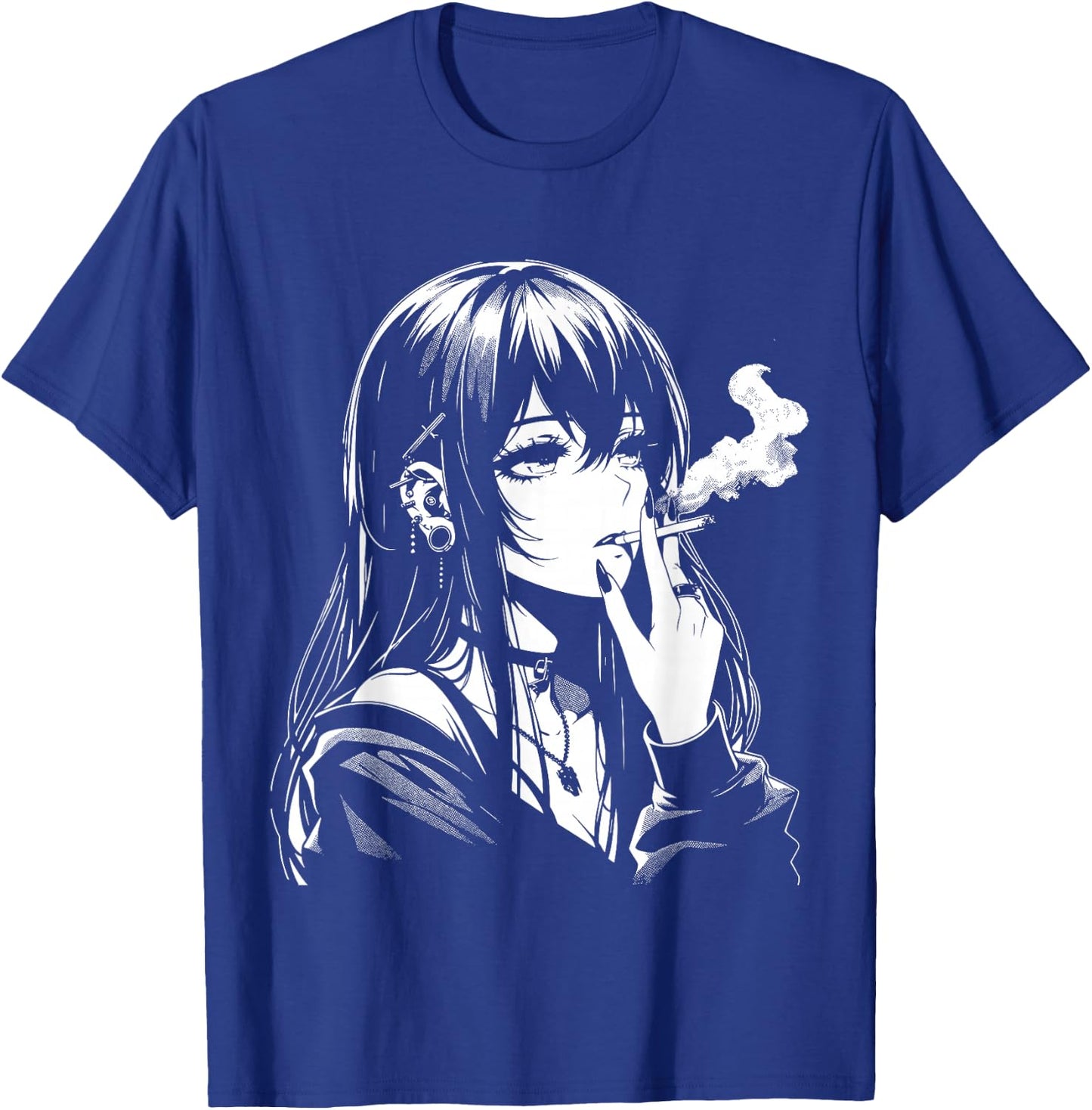 Anime Manga Otaku Waifu Girl Japanese Aesthetic T-Shirt - T-Shirt | Royal