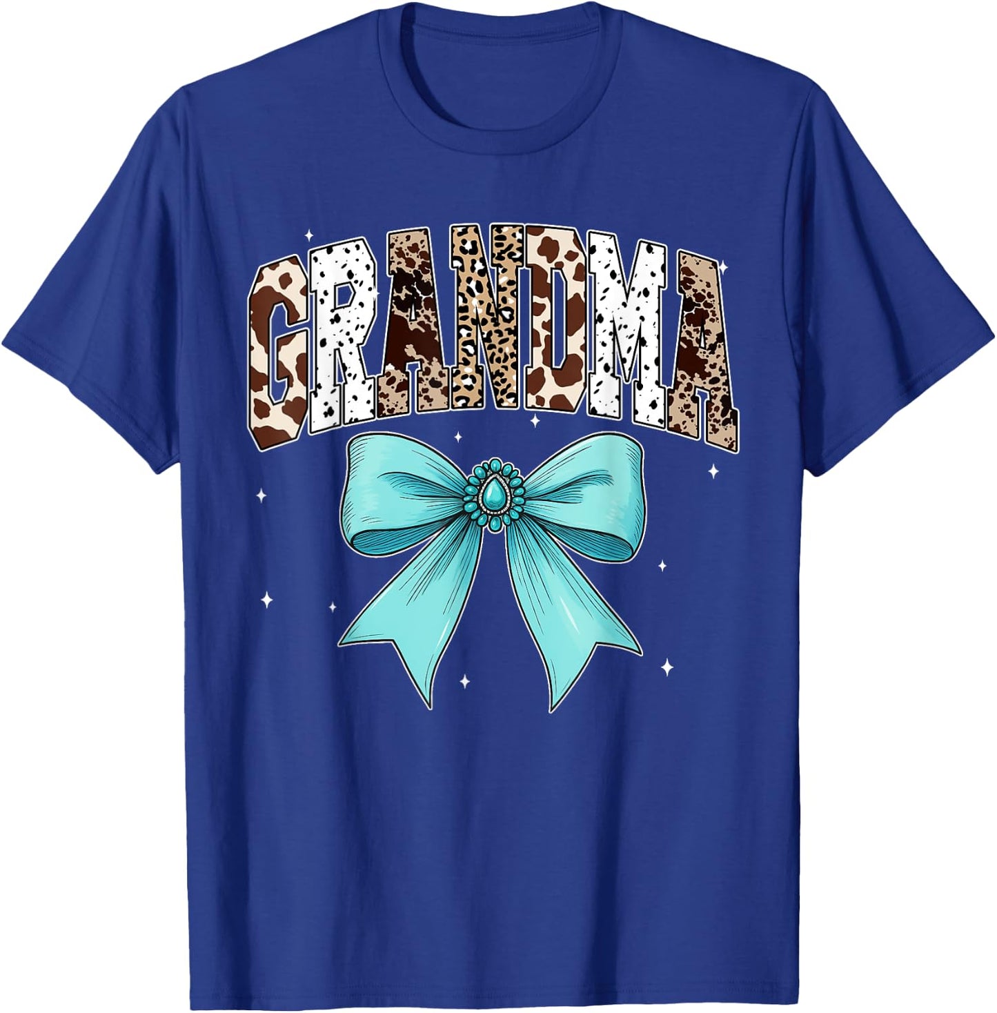 Grandma Western Rodeo Coquette Birthday Girls Family Matchin T-Shirt - T-Shirt | Royal
