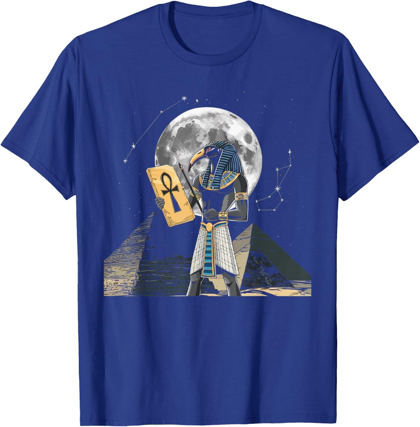 Thoth Egyptian God Egyptian Mythology Pyramid Ancient Egypt T-Shirt - T-Shirt | Royal