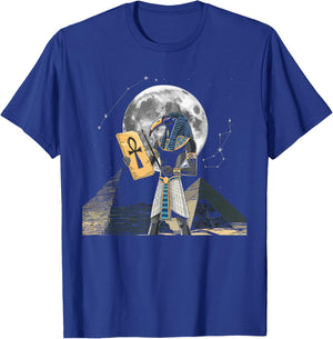 Thoth Egyptian God Egyptian Mythology Pyramid Ancient Egypt T-Shirt - T-Shirt | Royal