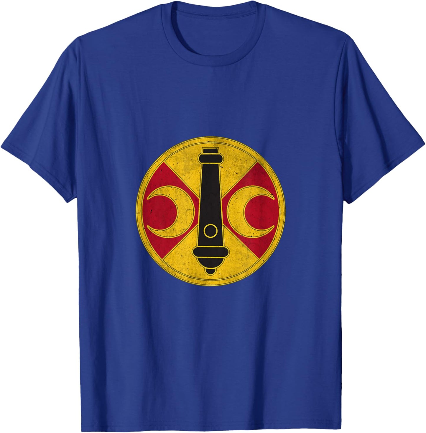 210th Field Artillery Brigade Military Papa Veterans Day T-Shirt - T-Shirt | Royal