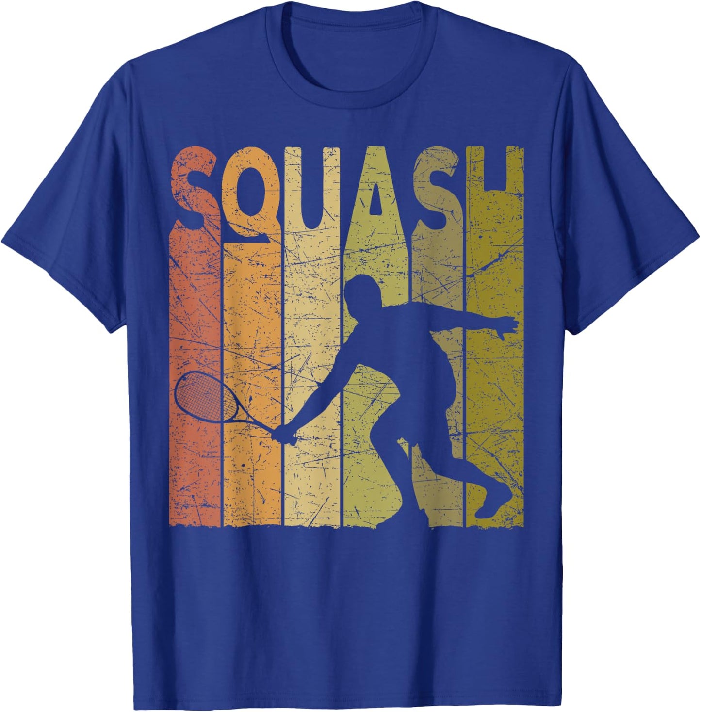 Squash Vintage Squash Player Retro Squash Lover T-Shirt - T-Shirt | Royal