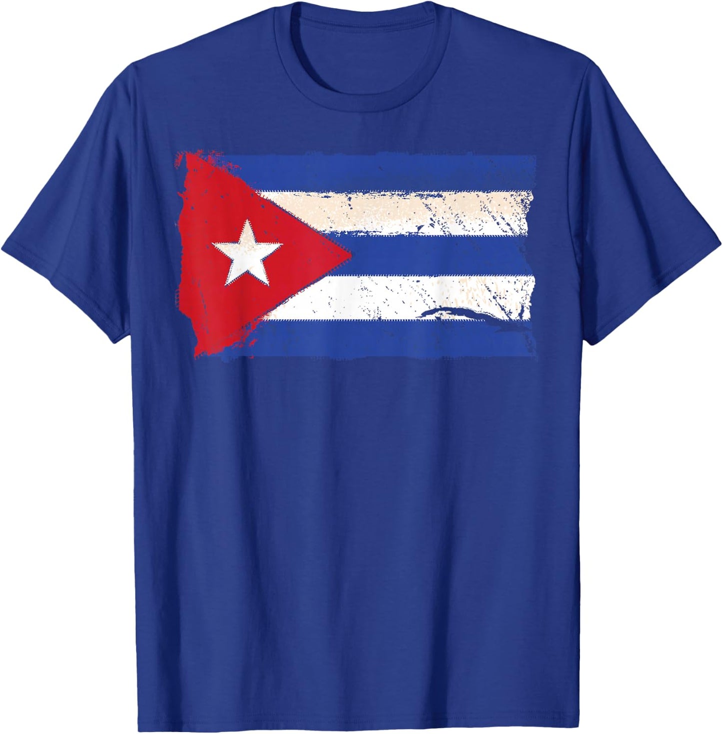 Cuba Shirt Cuban Flag Graphic T-Shirt - T-Shirt | Royal