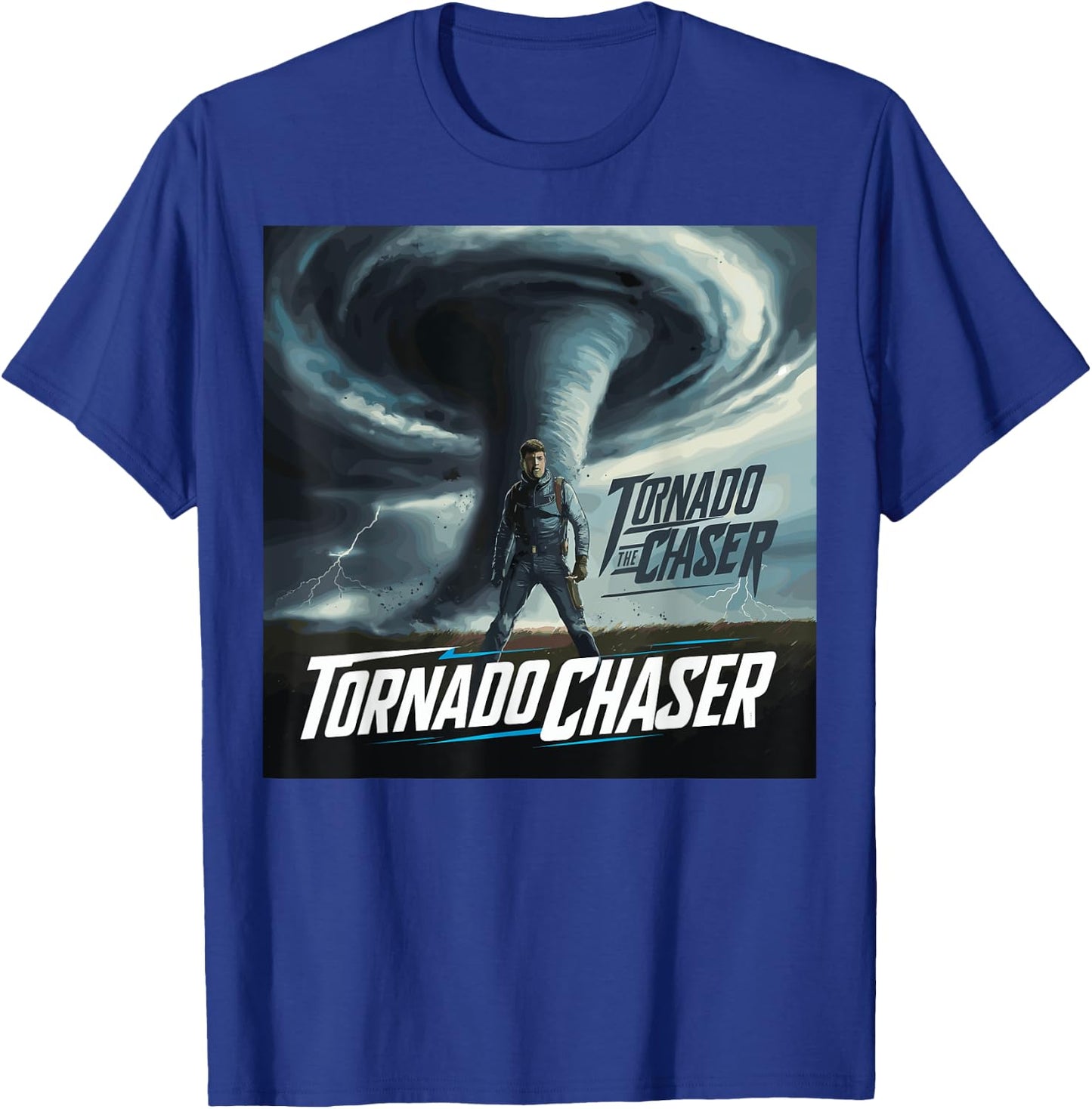 Tornado Costume Tornado Chasers Storm Hunter Storm Tornado T-Shirt - T-Shirt | Royal