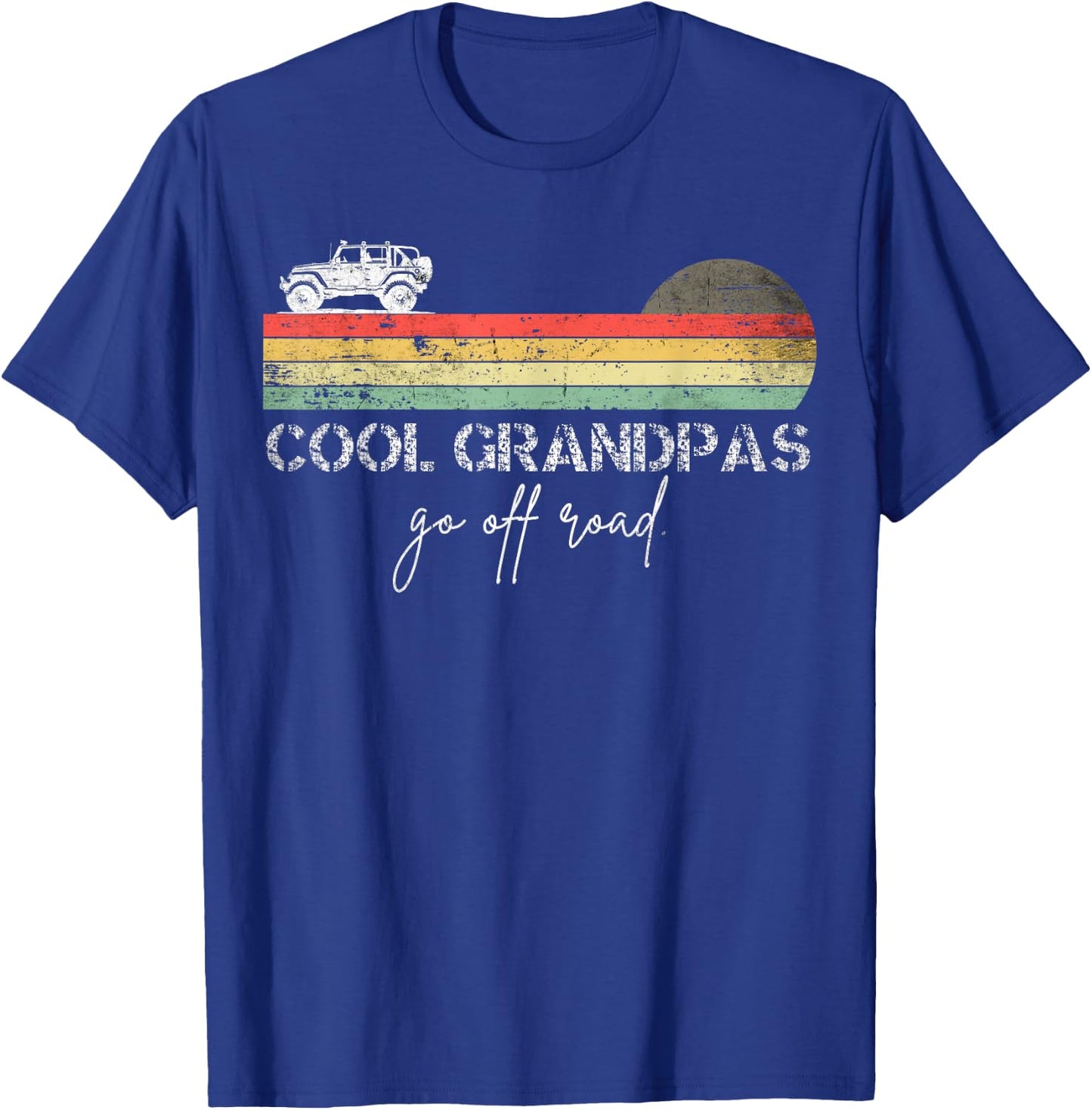 Cool grandpas go off road funny off road T-Shirt - T-Shirt | Royal