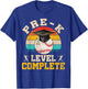 Pre-K Level Complete Baseball Boy Last Day Of School T-Shirt - T-Shirt | Royal