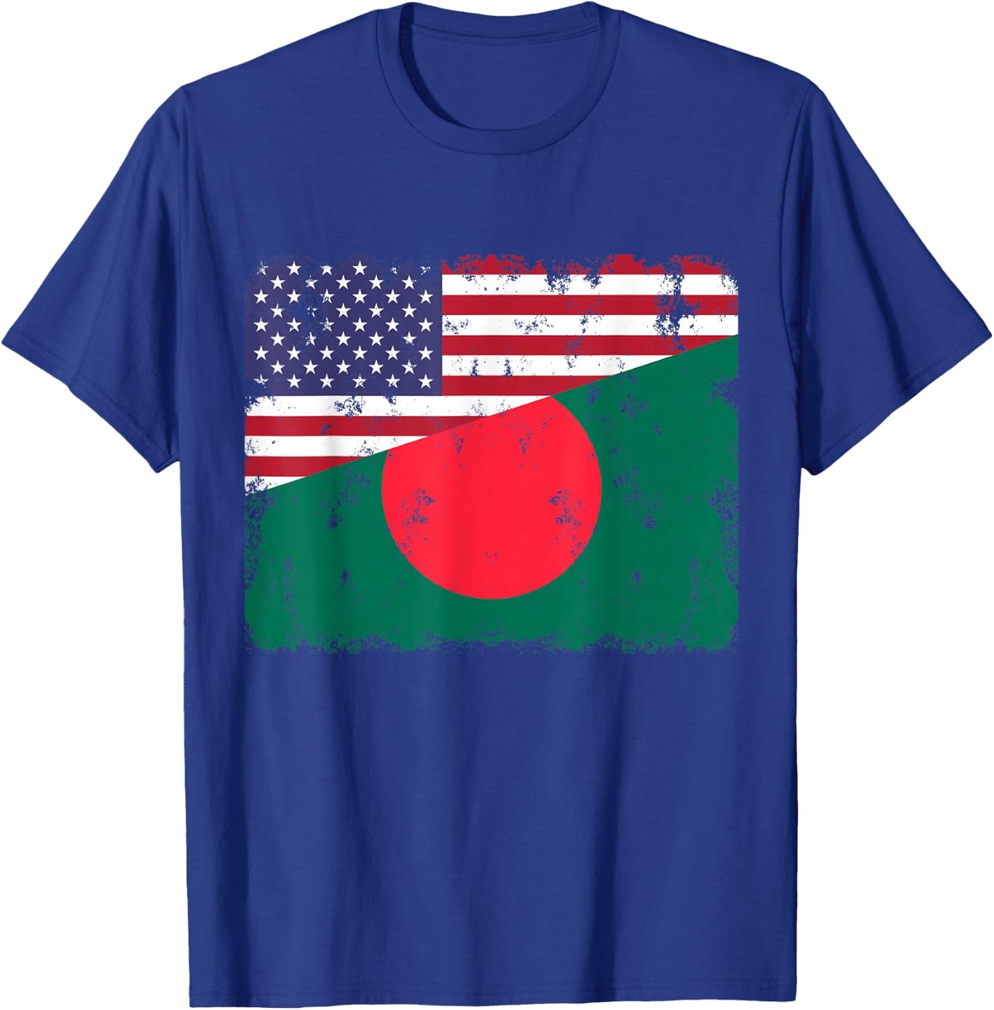 Bangladesh Pride Bangladeshi American Flag Roots Heritage T-Shirt - T-Shirt | Royal