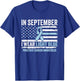 In September I Wear Light Blue for Prostate Cancer Awareness T-Shirt - T-Shirt | Royal