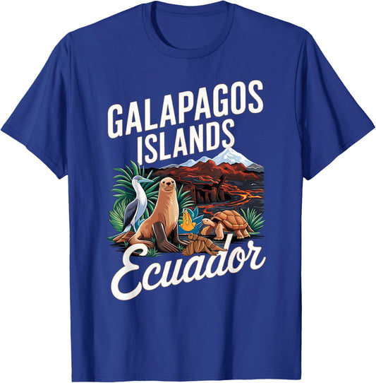 Explore the Majestic Wildlife of Galapagos Islands T-Shirt - T-Shirt | Royal