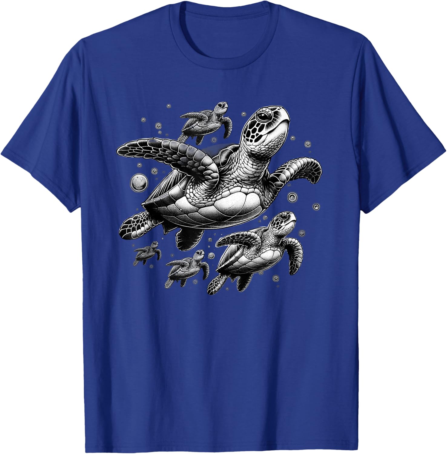 Sea Turtles Save The Turtle Ocean Animal Beach Lover Graphic T-Shirt - T-Shirt | Royal