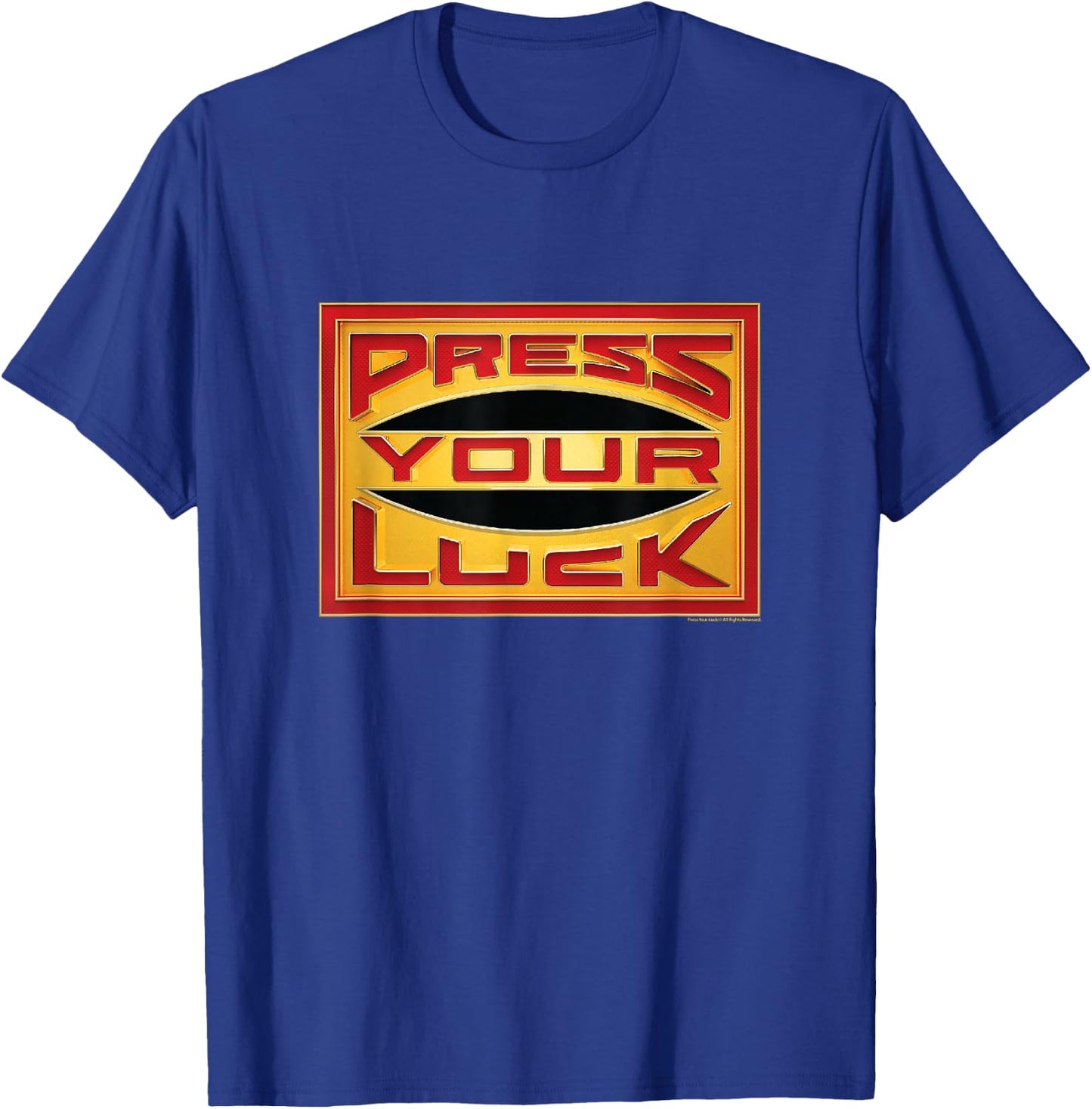 Press Your Luck - Press Your Luck Logo T-Shirt - T-Shirt | Royal