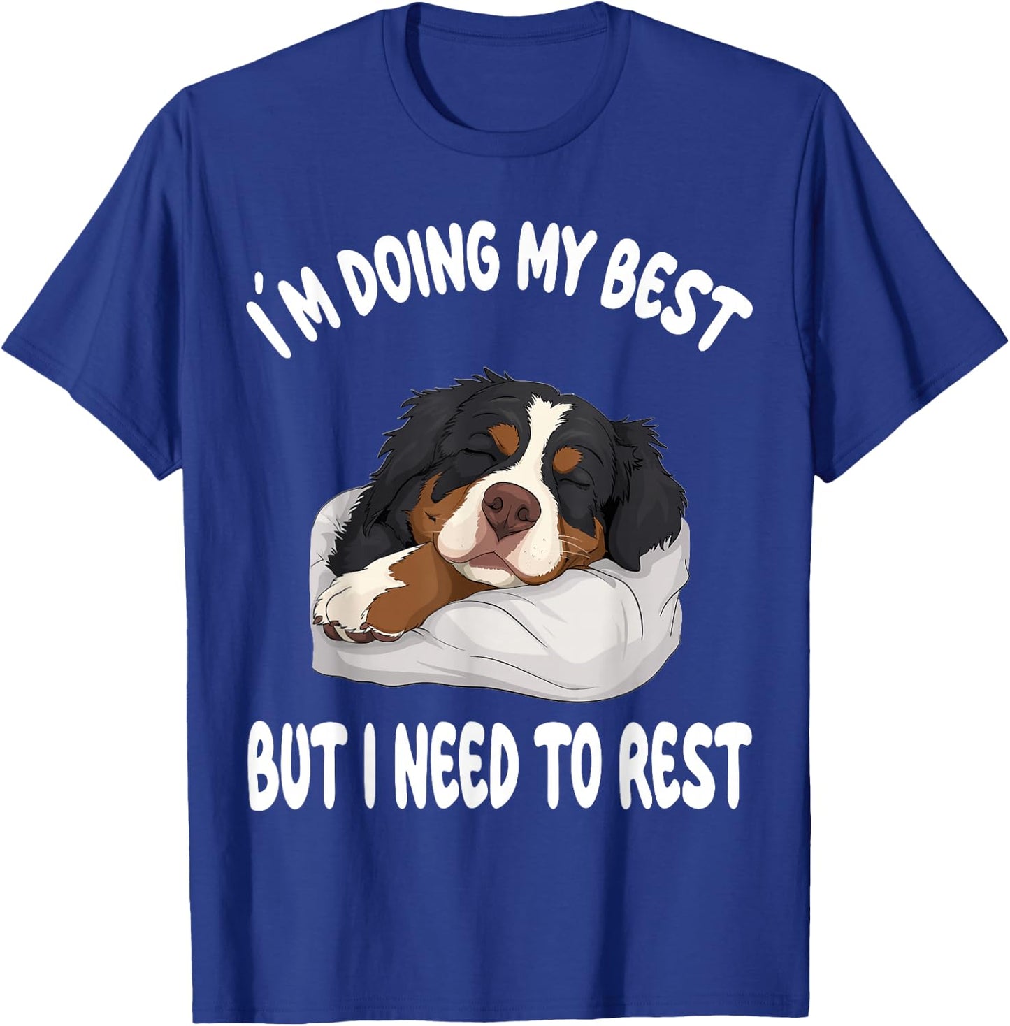 Bernese Mountain Dog Official Sleepshirt Pajamas Nightgown T-Shirt - T-Shirt | Royal