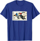 Duck Stamp Shirt Bird Stamp Woodduck Duck Postage T-Shirt - T-Shirt | Royal