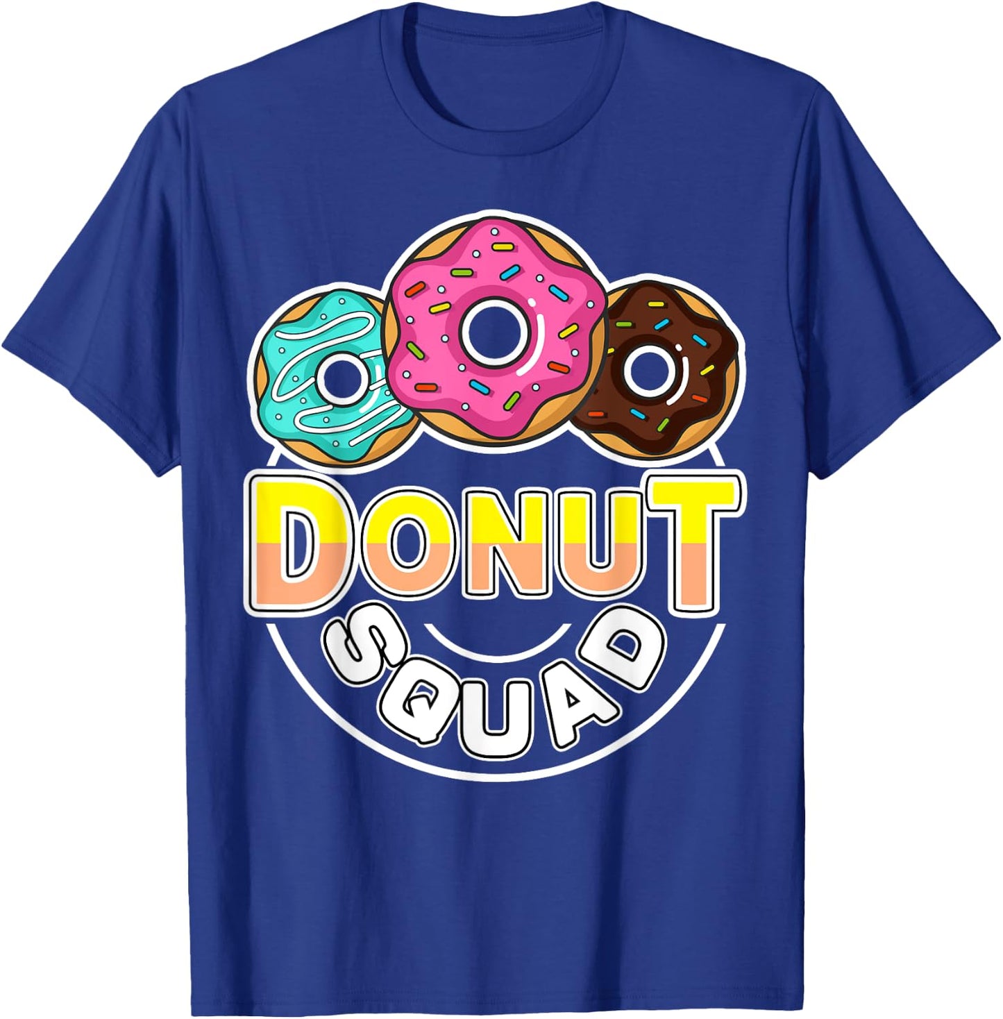 Donut Squad Matching Donut Party Crew Doughnut Sprinkles T-Shirt - T-Shirt | Royal