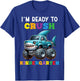 I'm Ready To Crush Kindergarten Shark Back First Day School T-Shirt - T-Shirt | Royal