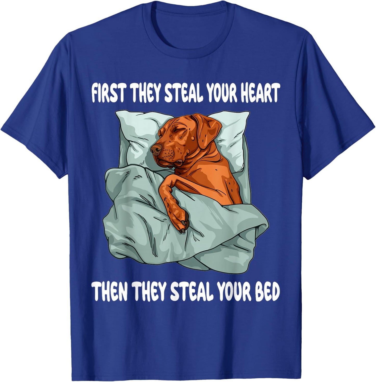 Rhodesian Ridgeback Sleeping Pajamas Nightgown T-Shirt - T-Shirt | Royal