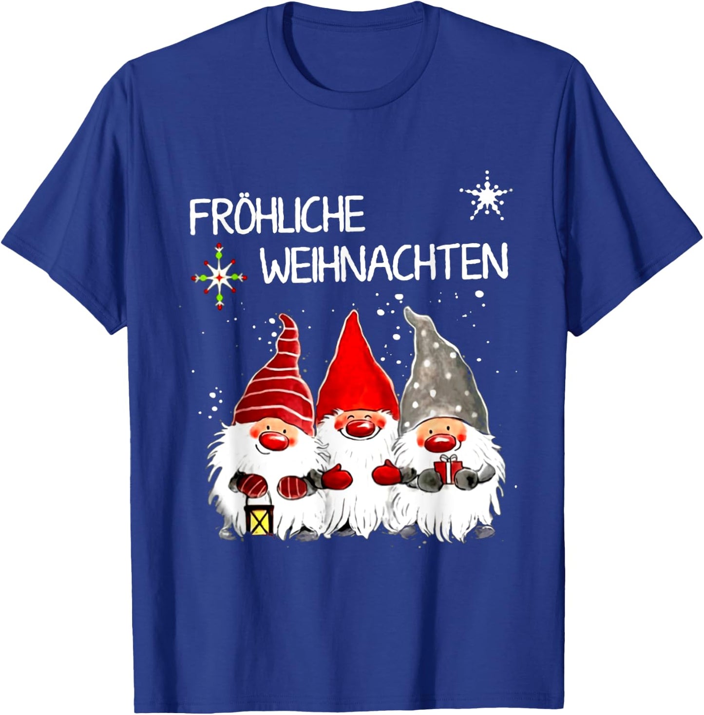 Gnomes Frohliche Weihnachten Funny Christmas T-Shirt - T-Shirt | Royal
