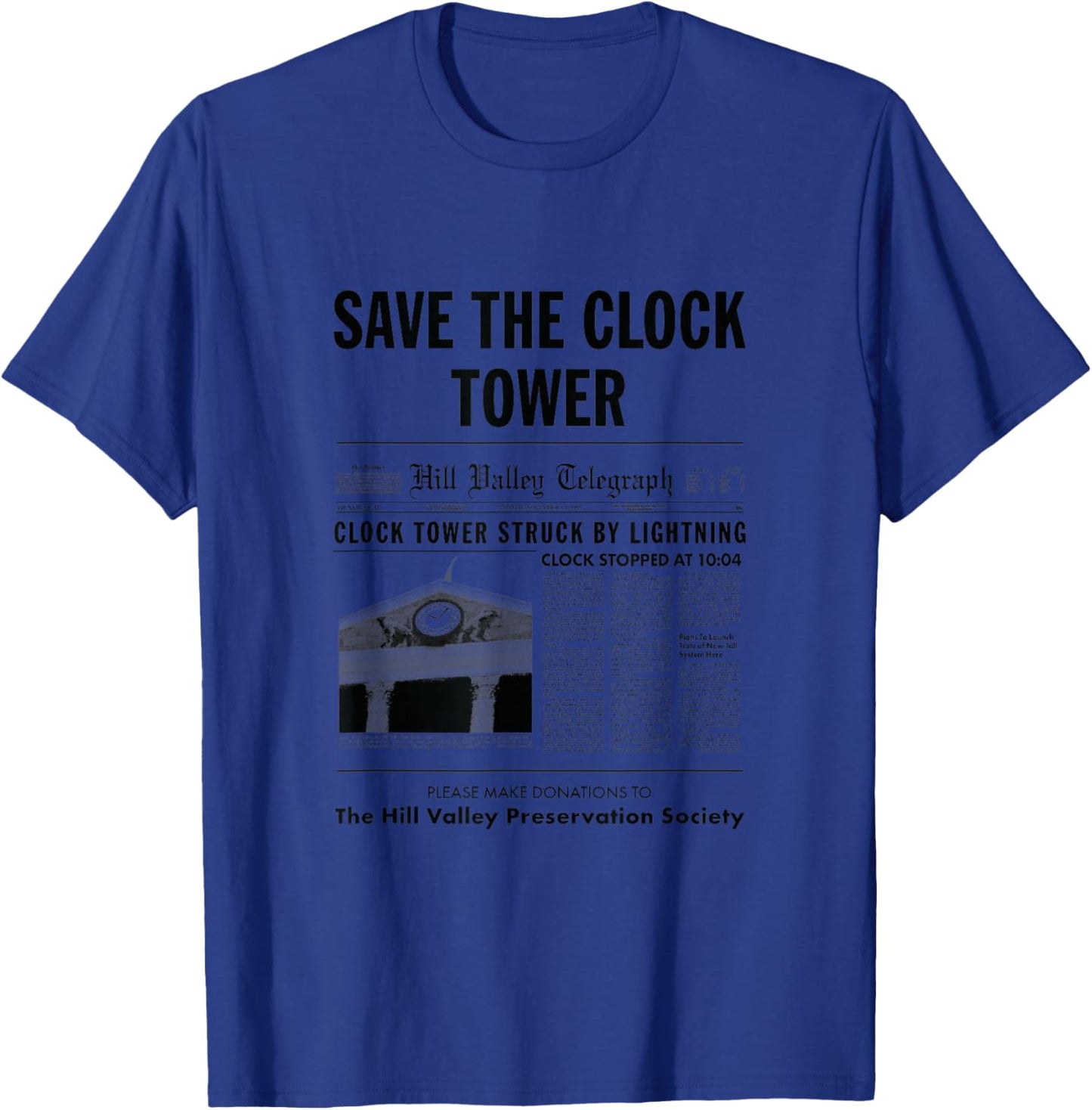 Save The Clock Tower T-Shirt - T-Shirt | Royal