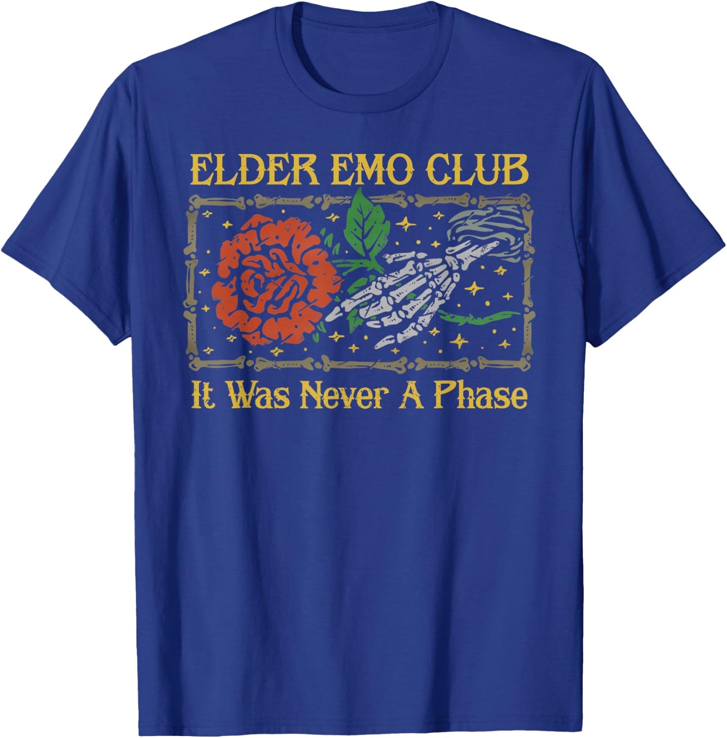 Elder Emo Club It Was Never A Phase T-Shirt - T-Shirt | Royal