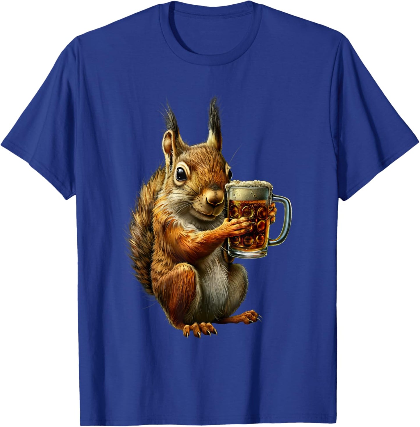 Squirrel Beer T-Shirt - T-Shirt | Royal