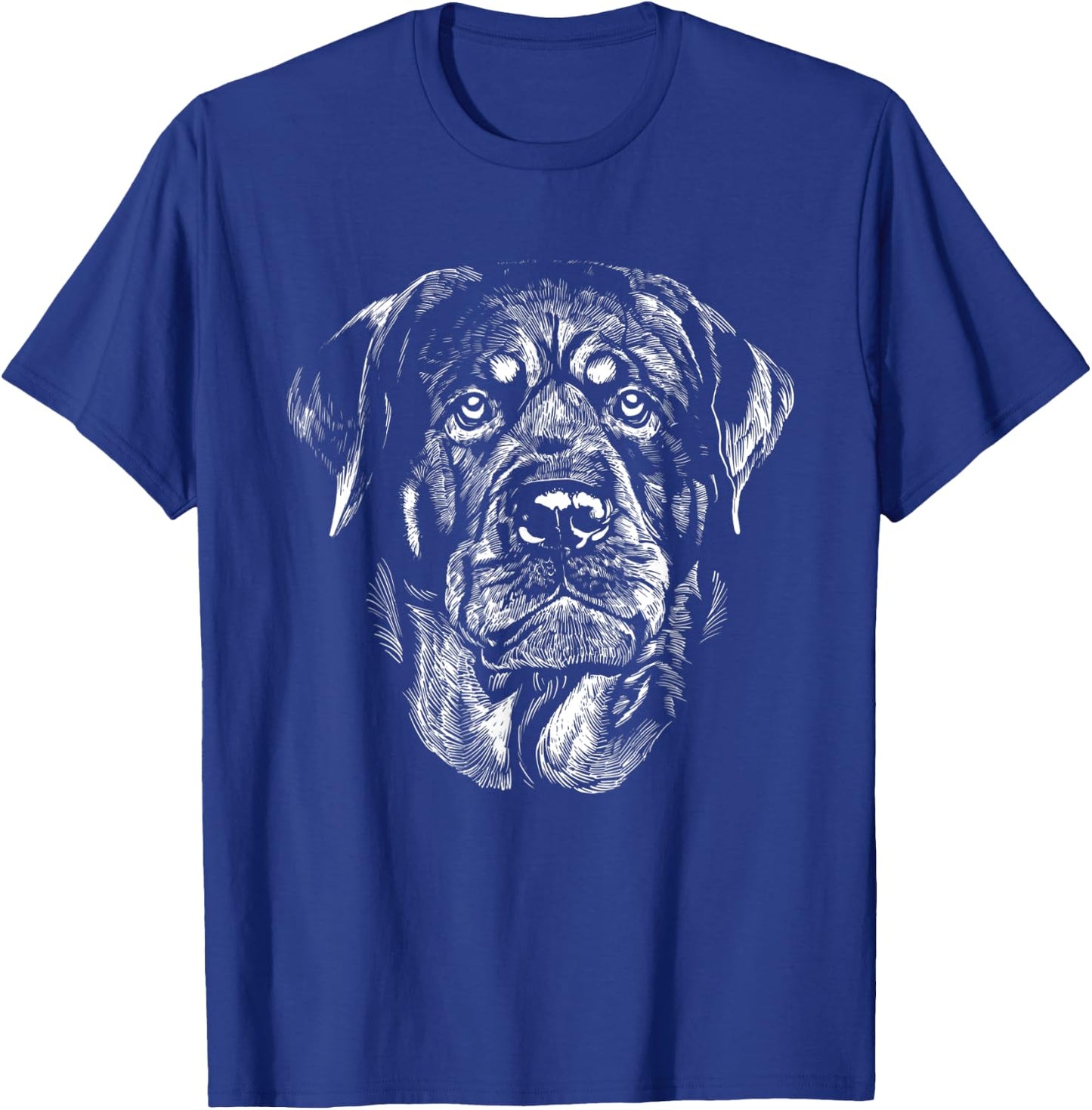 Rottweiler Dog Portrait T-Shirt - T-Shirt | Royal