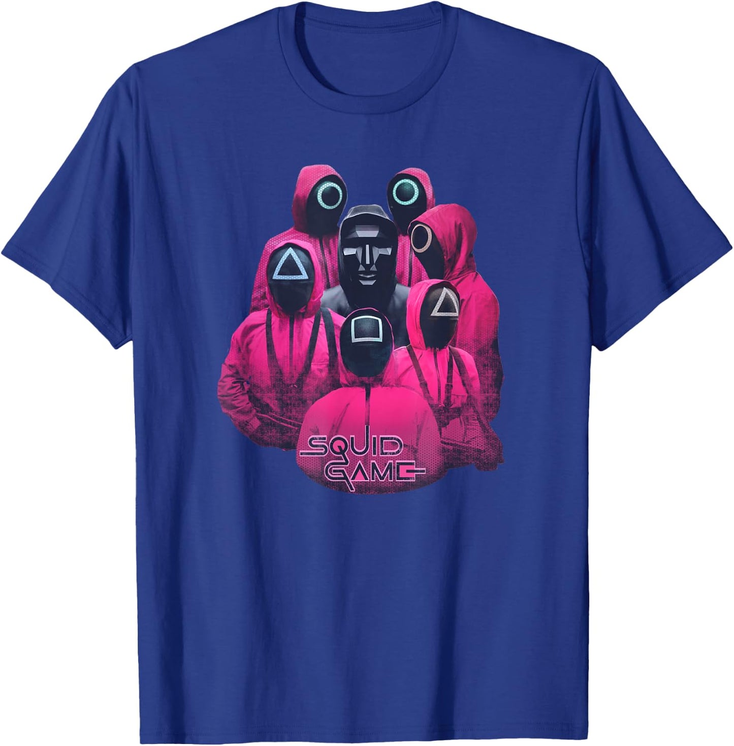 Squid Game Front Man And Guards Ring T-Shirt - T-Shirt | Royal