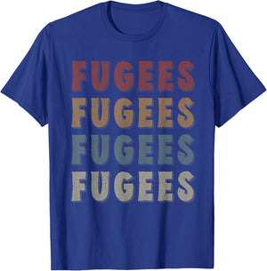 Vintage Cool Fugees Name Funny Love Heart Fugees T-Shirt - T-Shirt | Royal