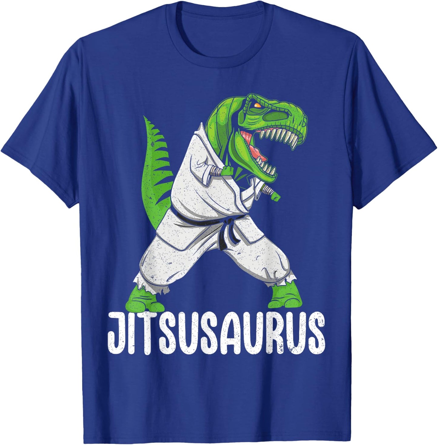 Jitsusaurus Funny Jiu-Jitsu Brazillian Ju Jitsu Bjj Boys Kid T-Shirt - T-Shirt | Royal