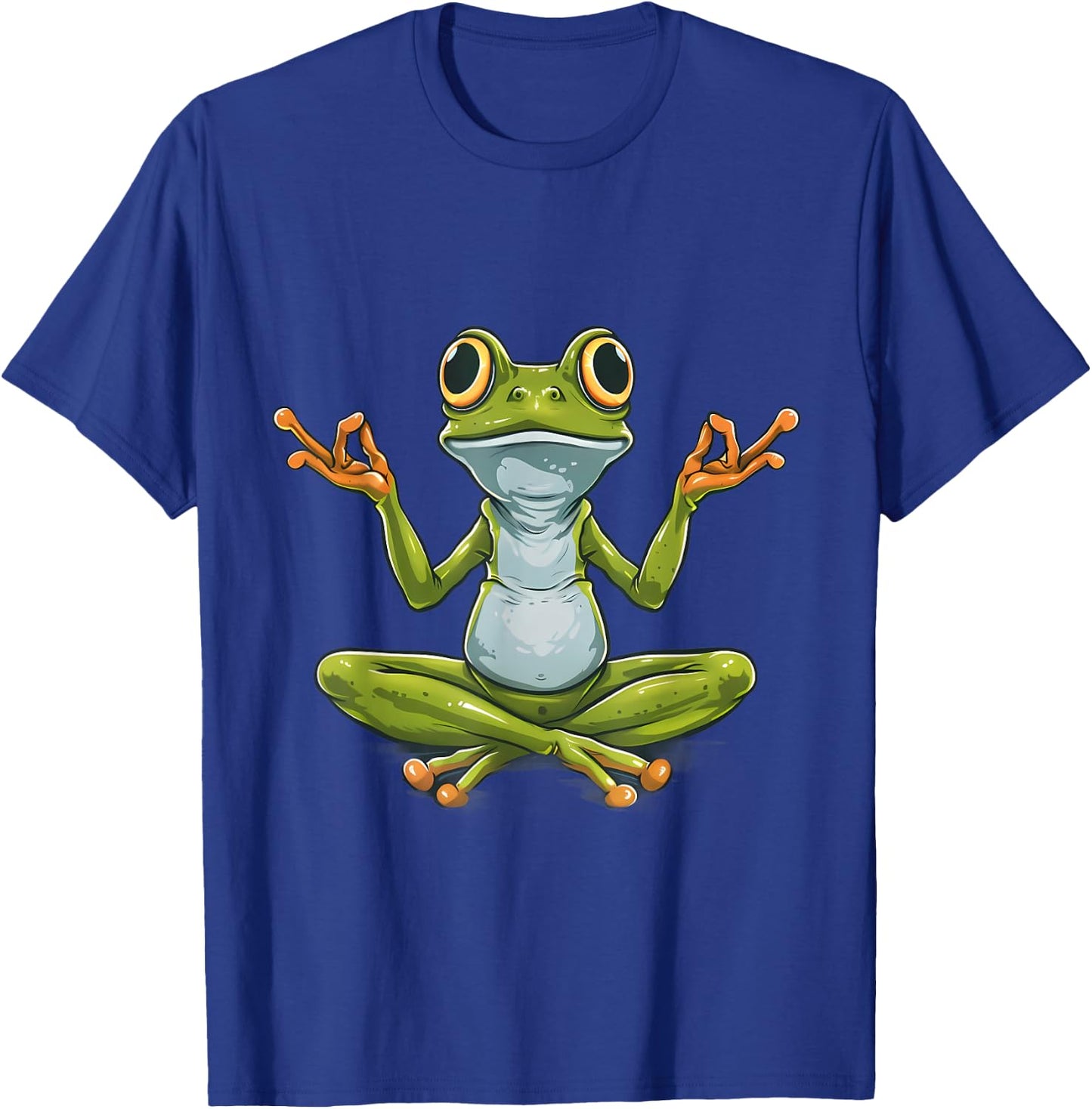 Meditation Frog Toad Spirituality Yoga Zen Buddha Buddhist T-Shirt - T-Shirt | Royal