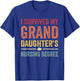 I survived My Granddaughter's Nursing Degree Nursing School T-Shirt - T-Shirt | Royal