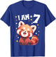 Kids 7 Years old 7 birthday Red Pandas Boy Girl Red Panda T-Shirt - T-Shirt | Royal