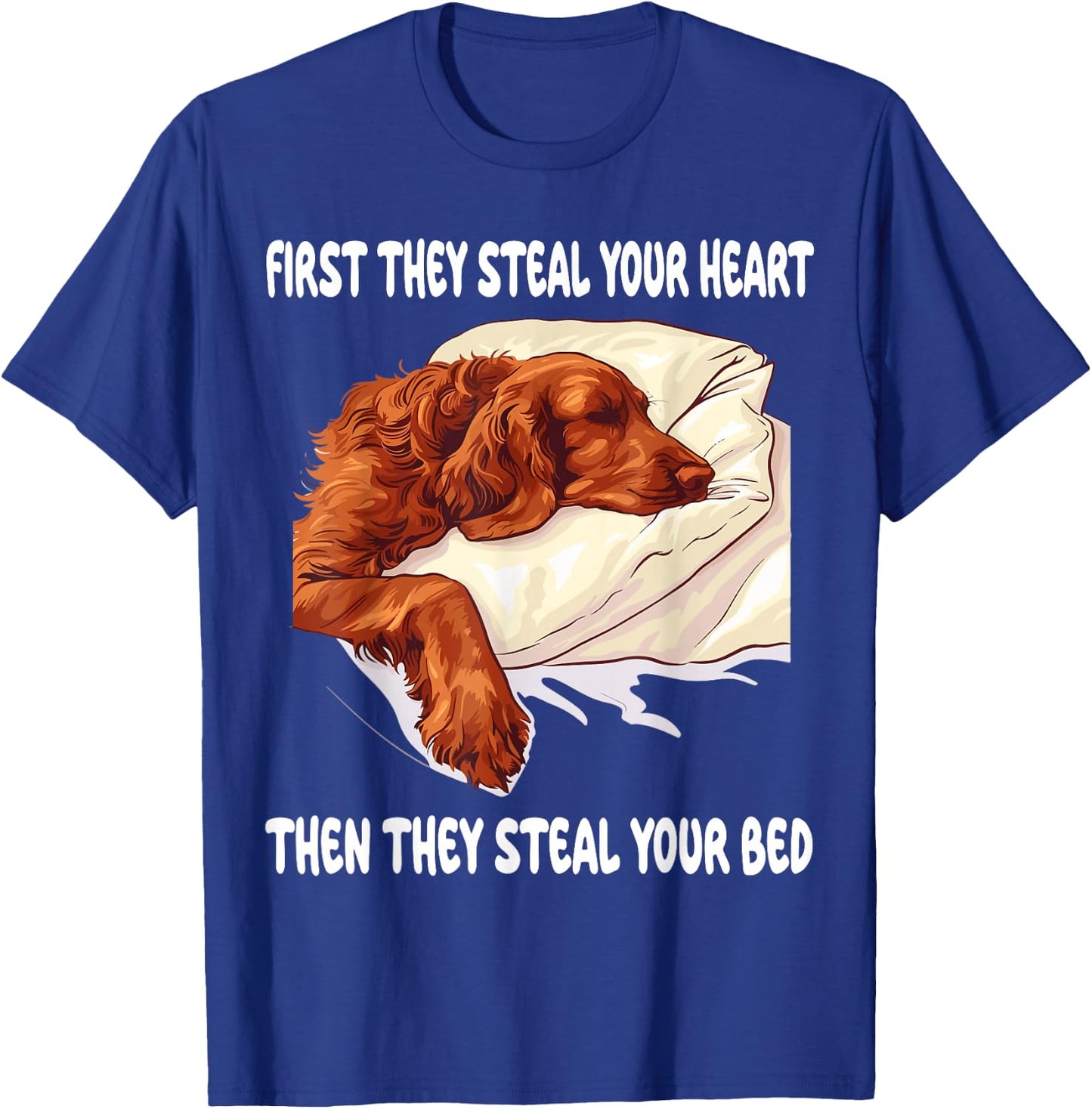 Irish Setter Sleeping Pajamas Nightgown T-Shirt - T-Shirt | Royal