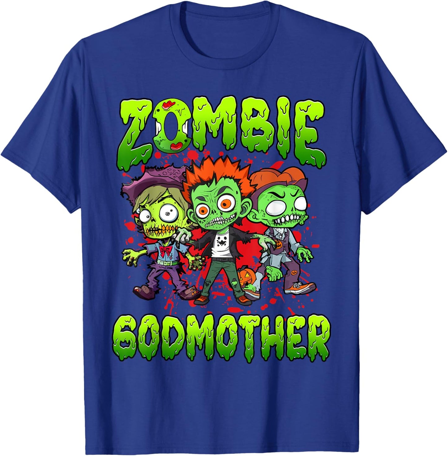 Zombie Godmother Halloween Costume Family Matching T-Shirt - T-Shirt | Royal