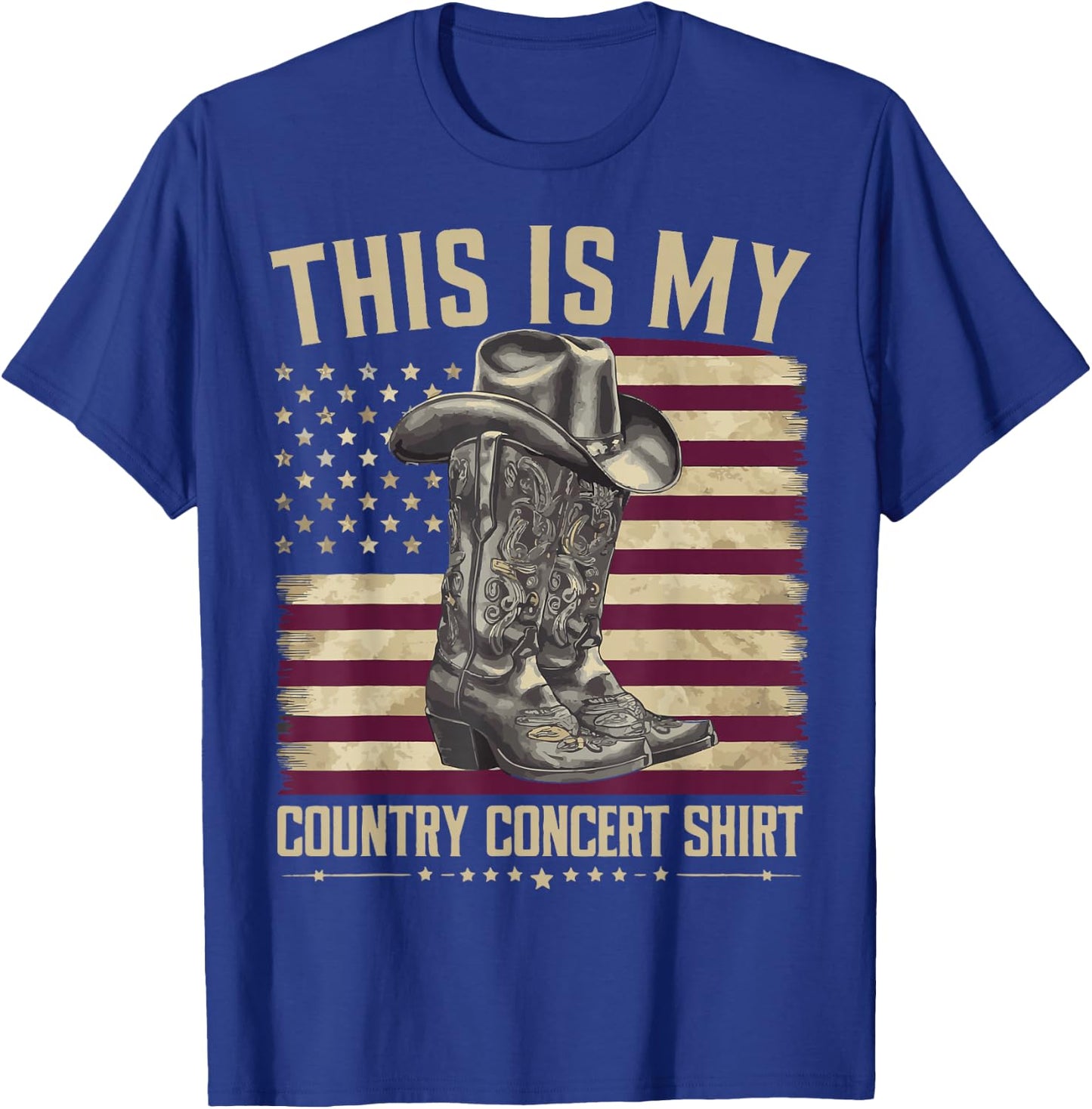 This Is My Country Concert T-Shirt - T-Shirt | Royal