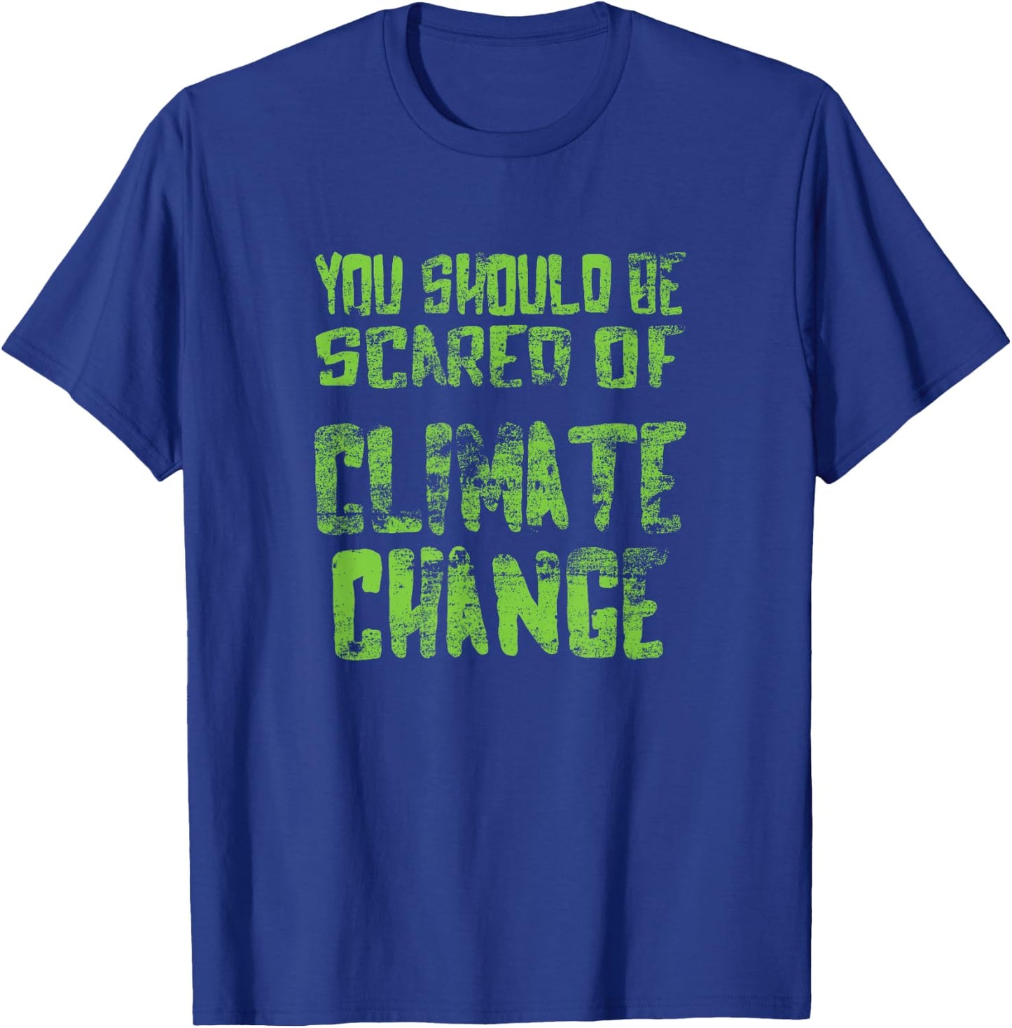Climate Change Halloween Costume Scary Environment Ecology T-Shirt - T-Shirt | Royal