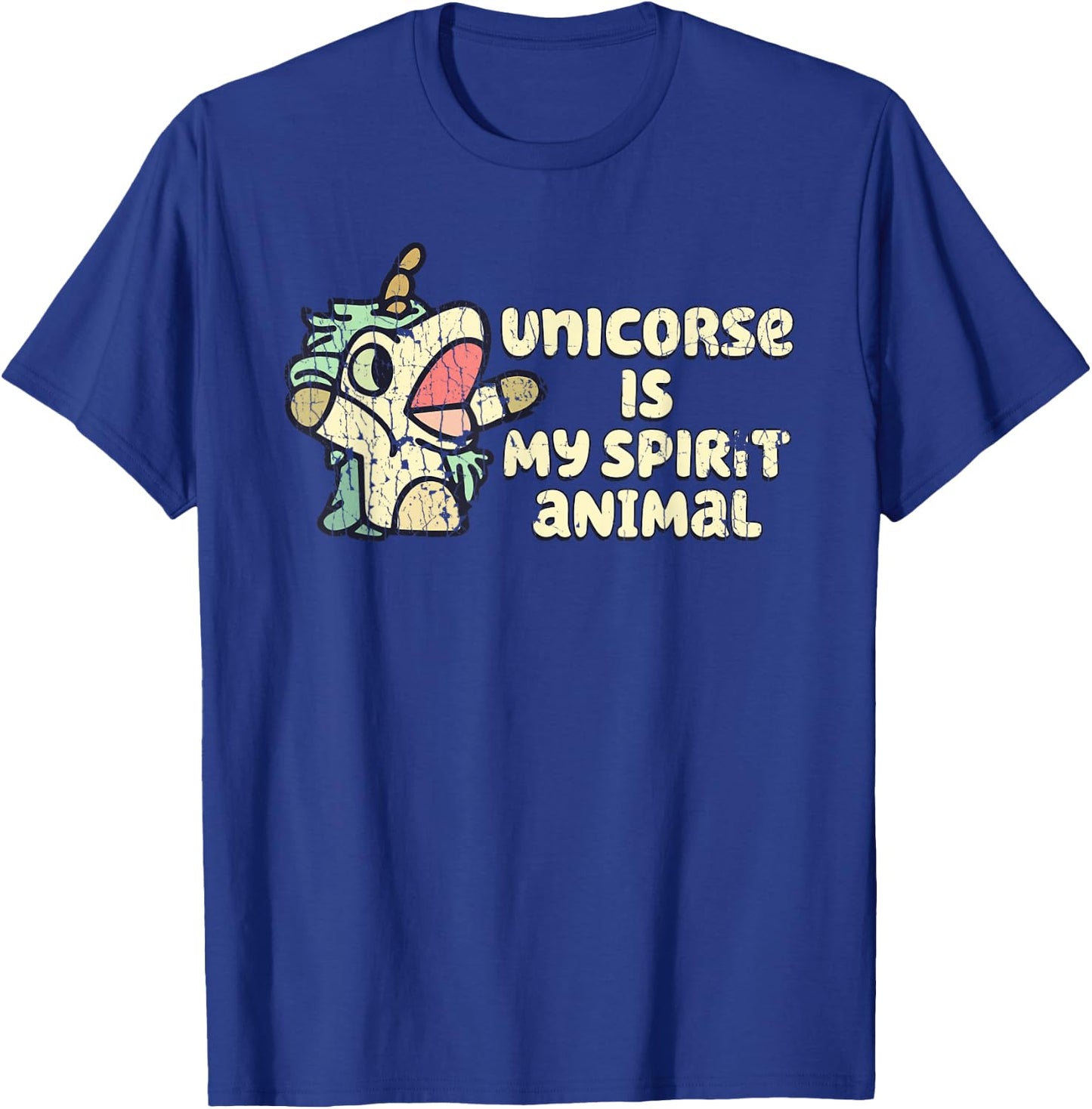 Unicorse Is My Spirit Animals Magic Horse T-Shirt - T-Shirt | Royal