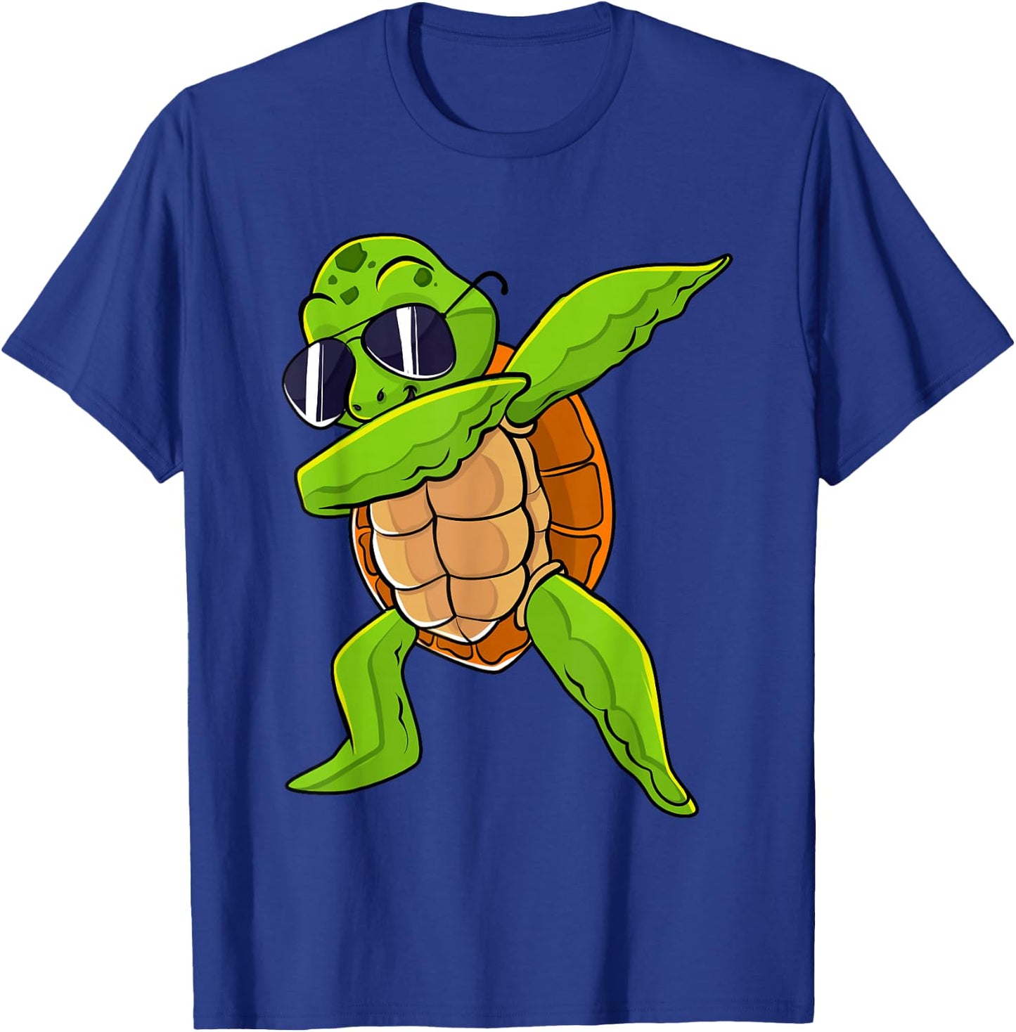 Dabbing Sea Turtle Animal Lover Save The Turtles T-Shirt - T-Shirt | Royal
