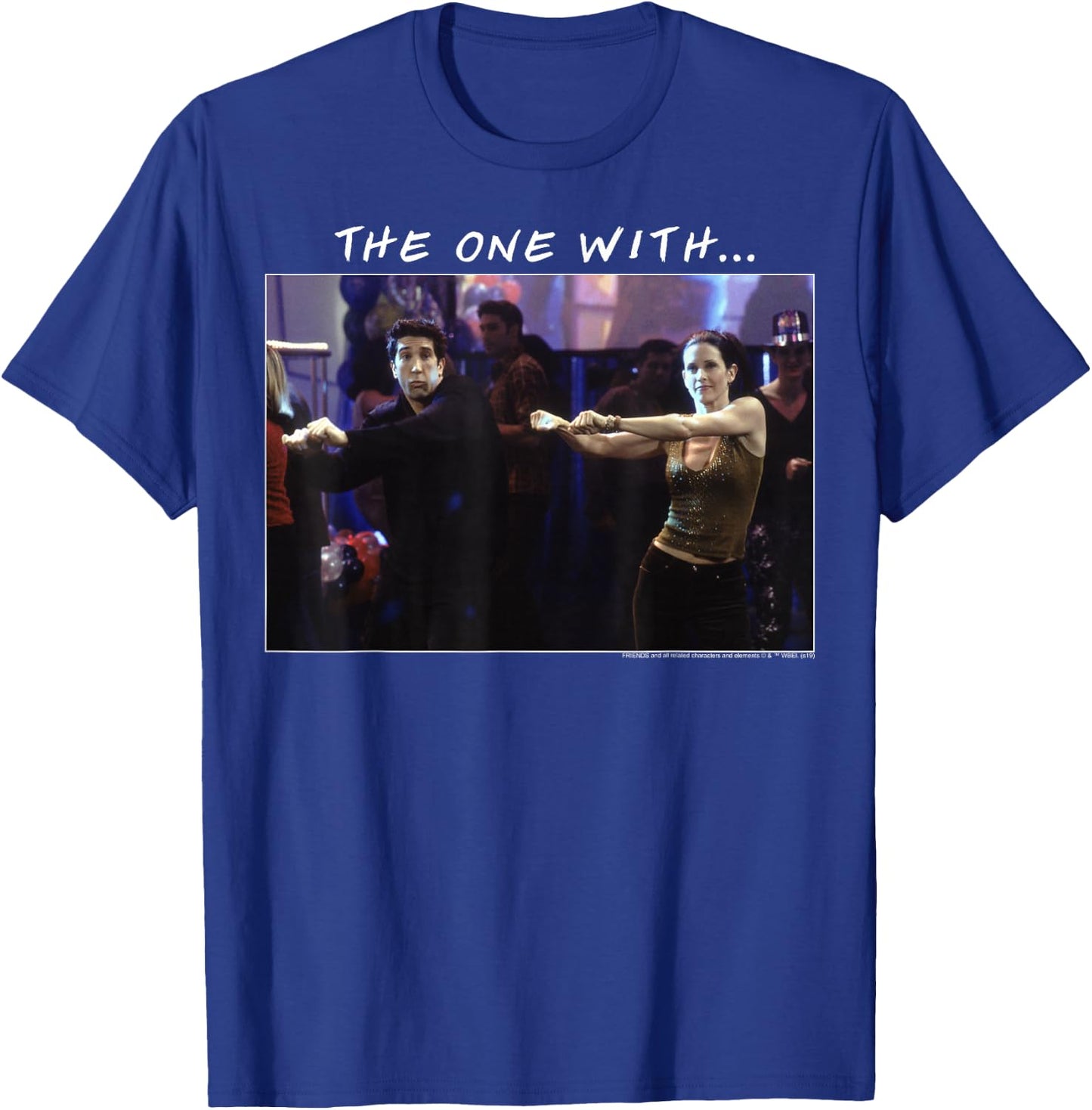 Friends The One With Ross & Monica Dancing T-Shirt - T-Shirt | Royal