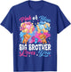 Bears Pink Or Blue Big Brother Loves You Gender Reveal T-Shirt - T-Shirt | Royal