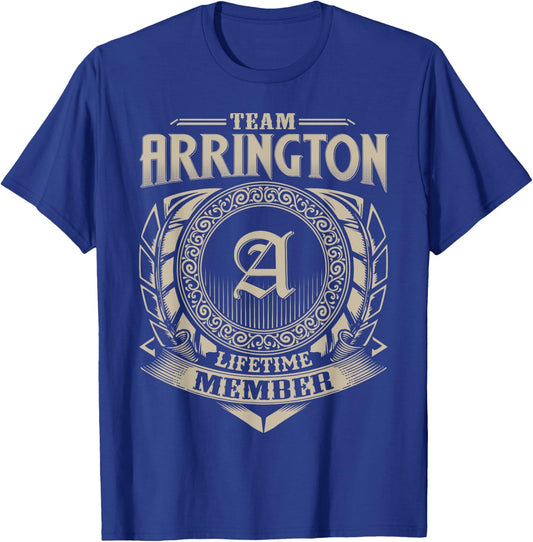 Team ARRINGTON Lifetime Member Vintage ARRINGTON Family T-Shirt - T-Shirt | Royal