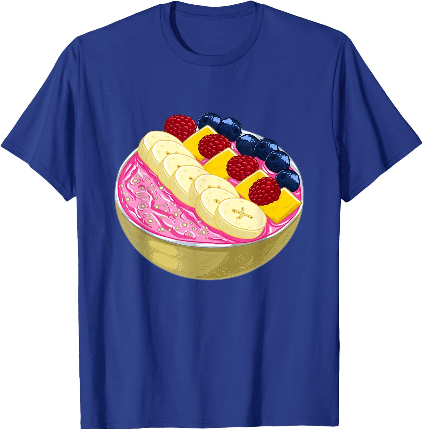 Smoothie Bowl Cute Healthy Vegan Meal Breakfast Snack Gift T-Shirt - T-Shirt | Royal