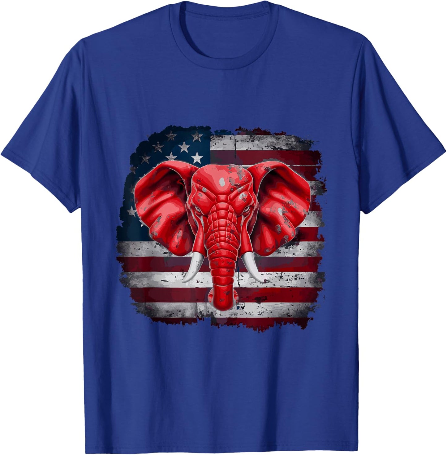 Trump Red Elephant Republican Patriotic Election GOP USA T-Shirt - T-Shirt | Royal