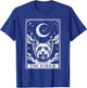 Tarot Card Vintage Crescent Moon Yorkshire Terrier Dog Mom T-Shirt - T-Shirt | Royal