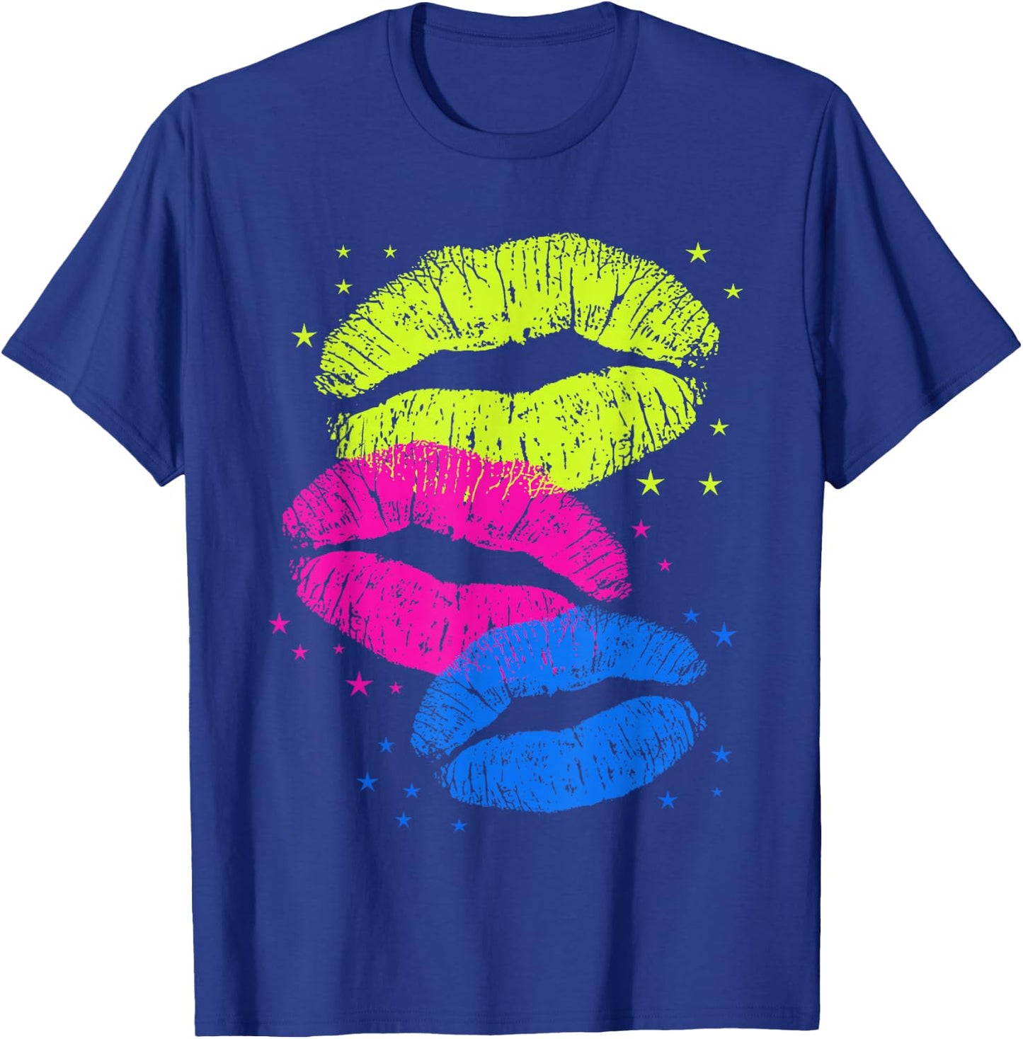 Lips Kisses Lipstick T-Shirt - T-Shirt | Royal