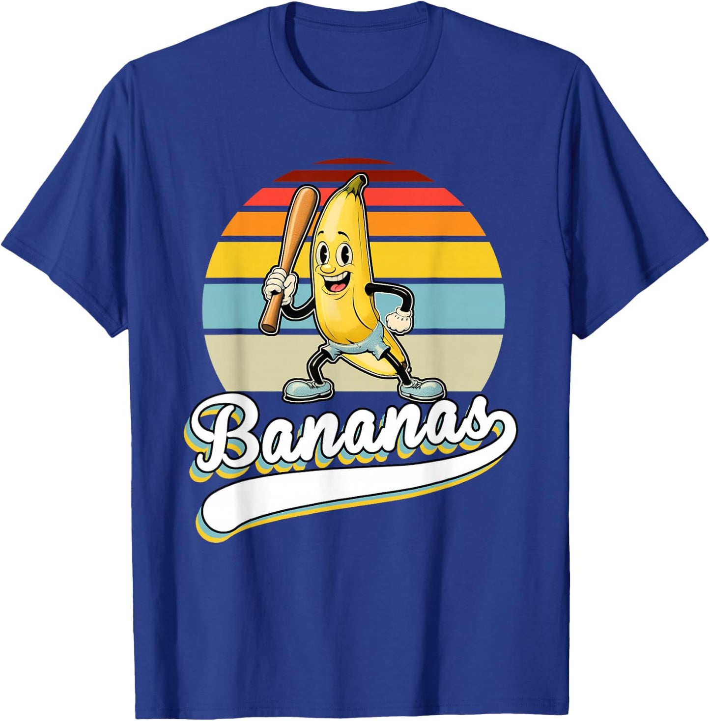 Let's Go Bananas Kids Youth Boys T-Shirt - T-Shirt | Royal